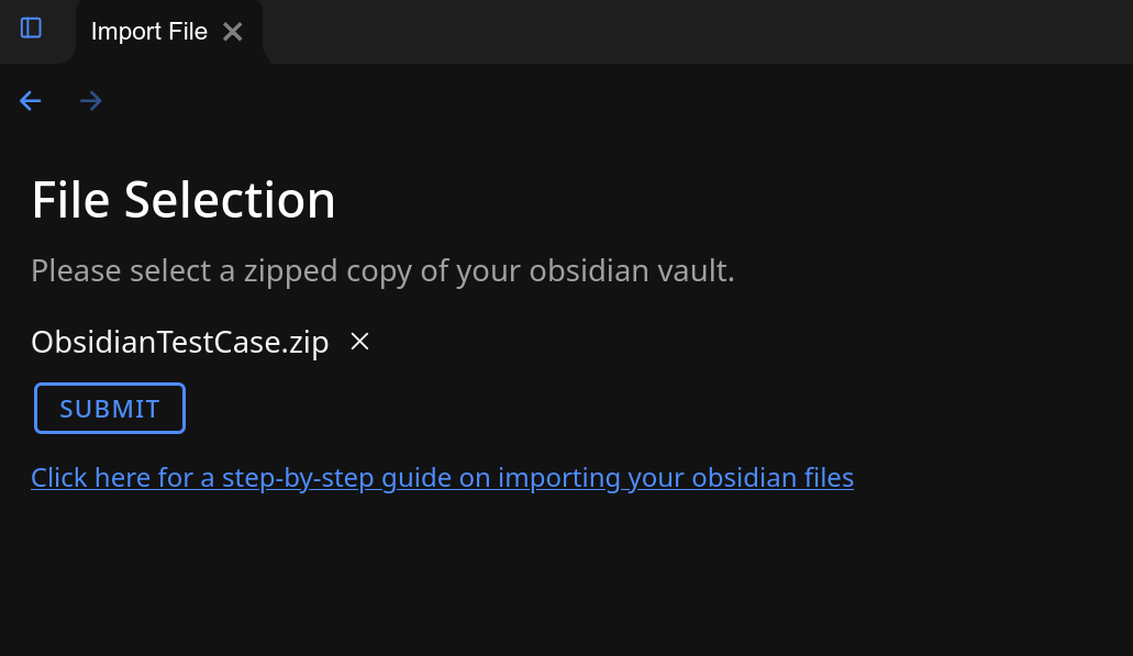 Importing from Obsidian | FeyNote Docs
